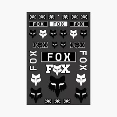 СТИКЕР FOX LEGACY TRACK PACK BLK