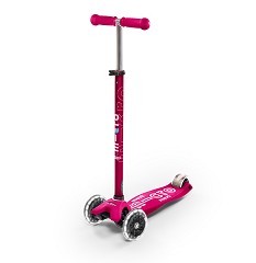 ТРОТИНЕТКА MICRO MAXI DELUXE PINK LED