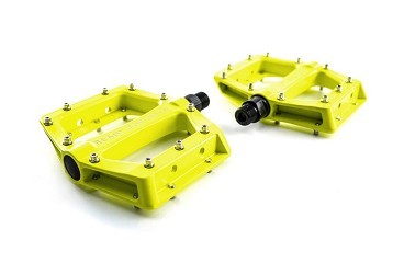 ПЕДАЛИ ПЛАТФОРМЕНИ CUBE RFR FLAT CMPT NEON YELLOW