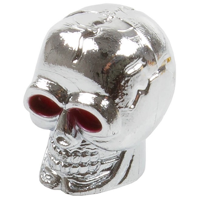 КАПАЧКИ ЗА ВЕНТИЛ DESIGN SKULL SILVER