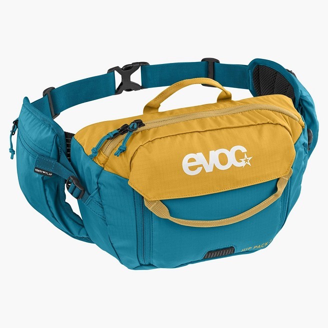 ЧАНТА ЗА КРЪСТ EVOC HIP PACK 3 LOAM OCEAN 3L