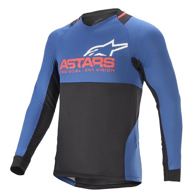 ДЖЪРСИ LS ALPINESTARS DROP 8.0 MID BLUE RED