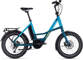 ВЕЛОСИПЕД 20 CUBE COMPACT SPORT HYB 500 BLU LIME