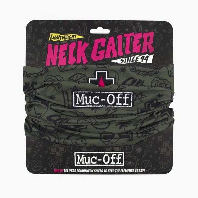 БАНДАНА MUC-OFF LIGHTWEIGHT NECK GAITER PUNK GREEN