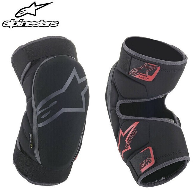 НАКОЛЕНКИ ALPINESTARS VECTOR BLACK RED