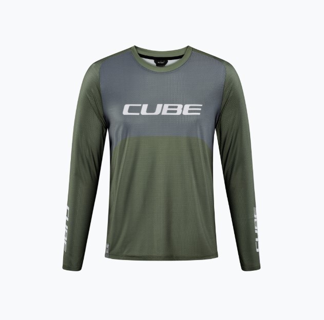 ДЖЪРСИ LS CUBE VERTEX TM OLIVE GREY