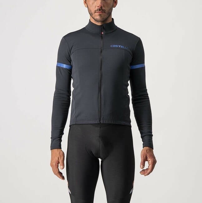 ДЖЪРСИ LS CASTELLI FONDO FZ BLACK BLUE