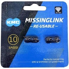 ПРЕШЛЕН ЗА ВЕРИГА KMC 10S DLC 10 BLACK X2