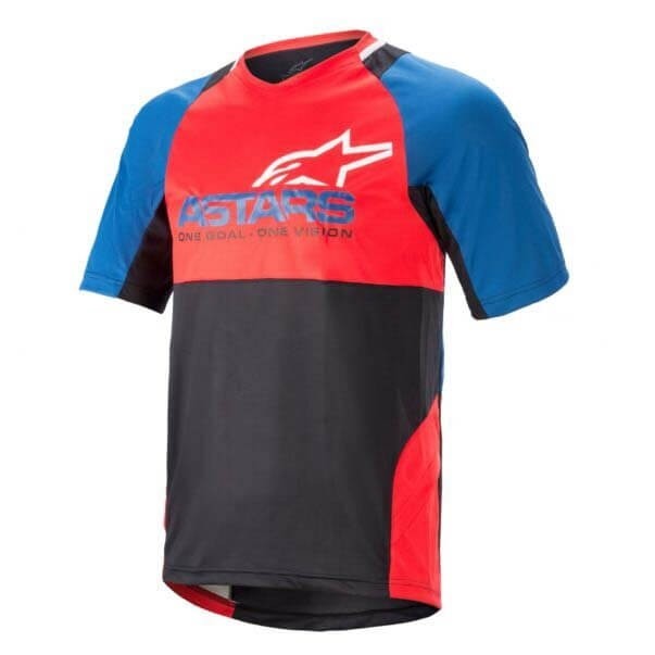 ДЖЪРСИ SS ALPINESTARS DROP 8.0 MID BLUE RED