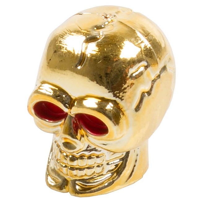 КАПАЧКИ ЗА ВЕНТИЛ DESIGN SKULL GOLD