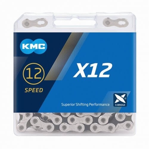 ВЕРИГА KMC X12 SILVER BLACK 12S 126L