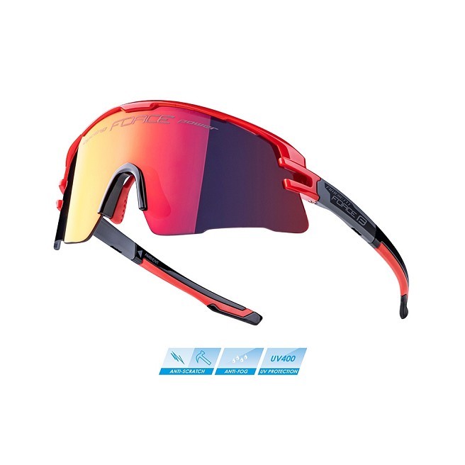 ОЧИЛА FORCE AMBIENT RED-GREY RED MIRROR LENS